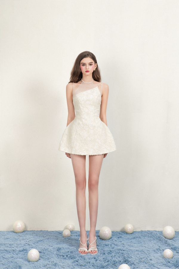 CARTI Lace Mini Dress