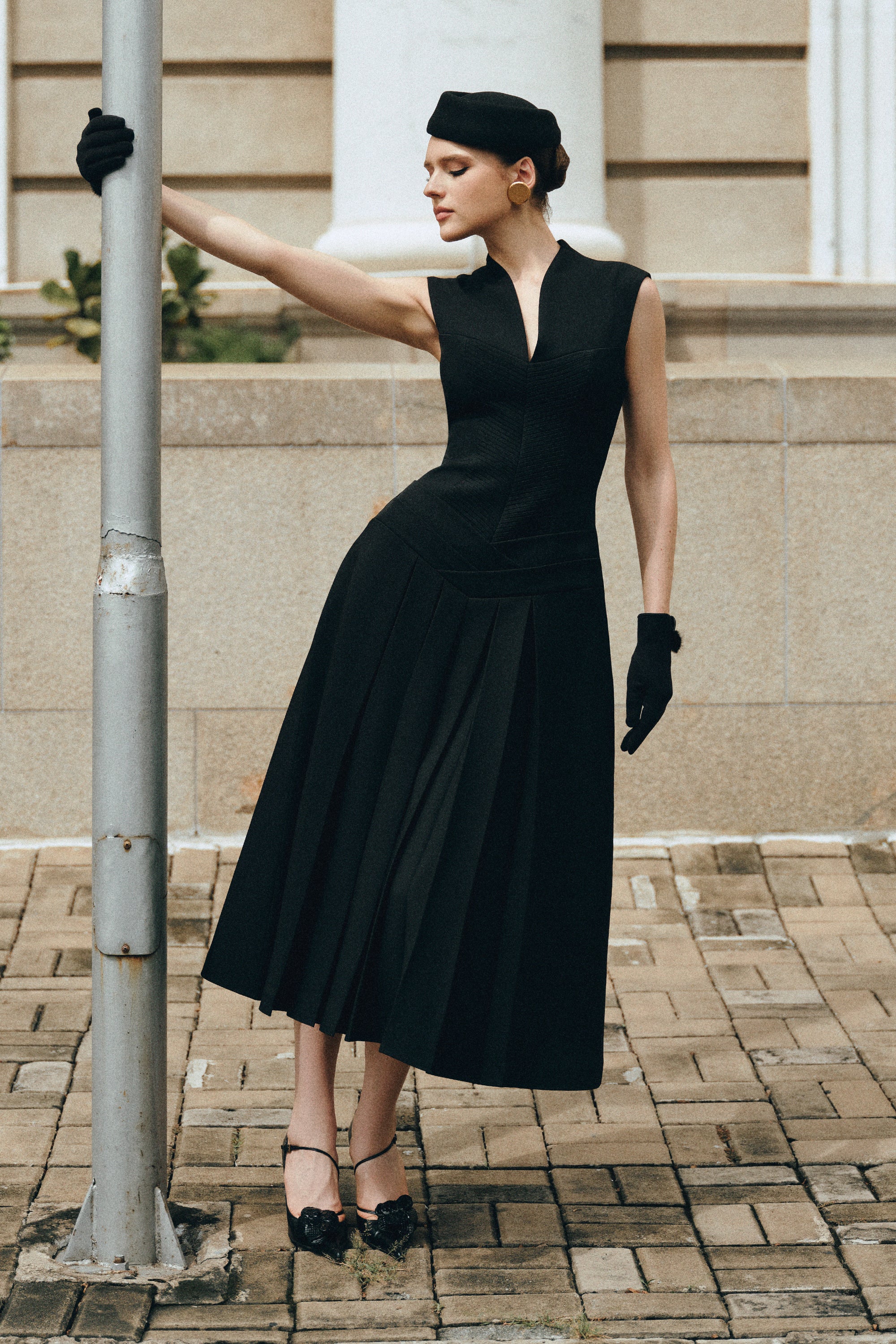 SOLENNE Midi Dress