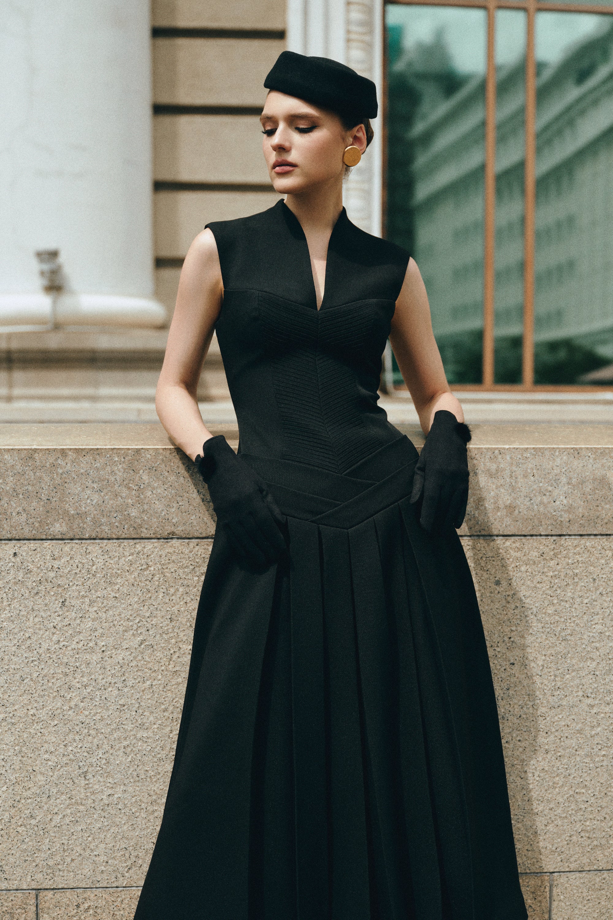 SOLENNE Midi Dress
