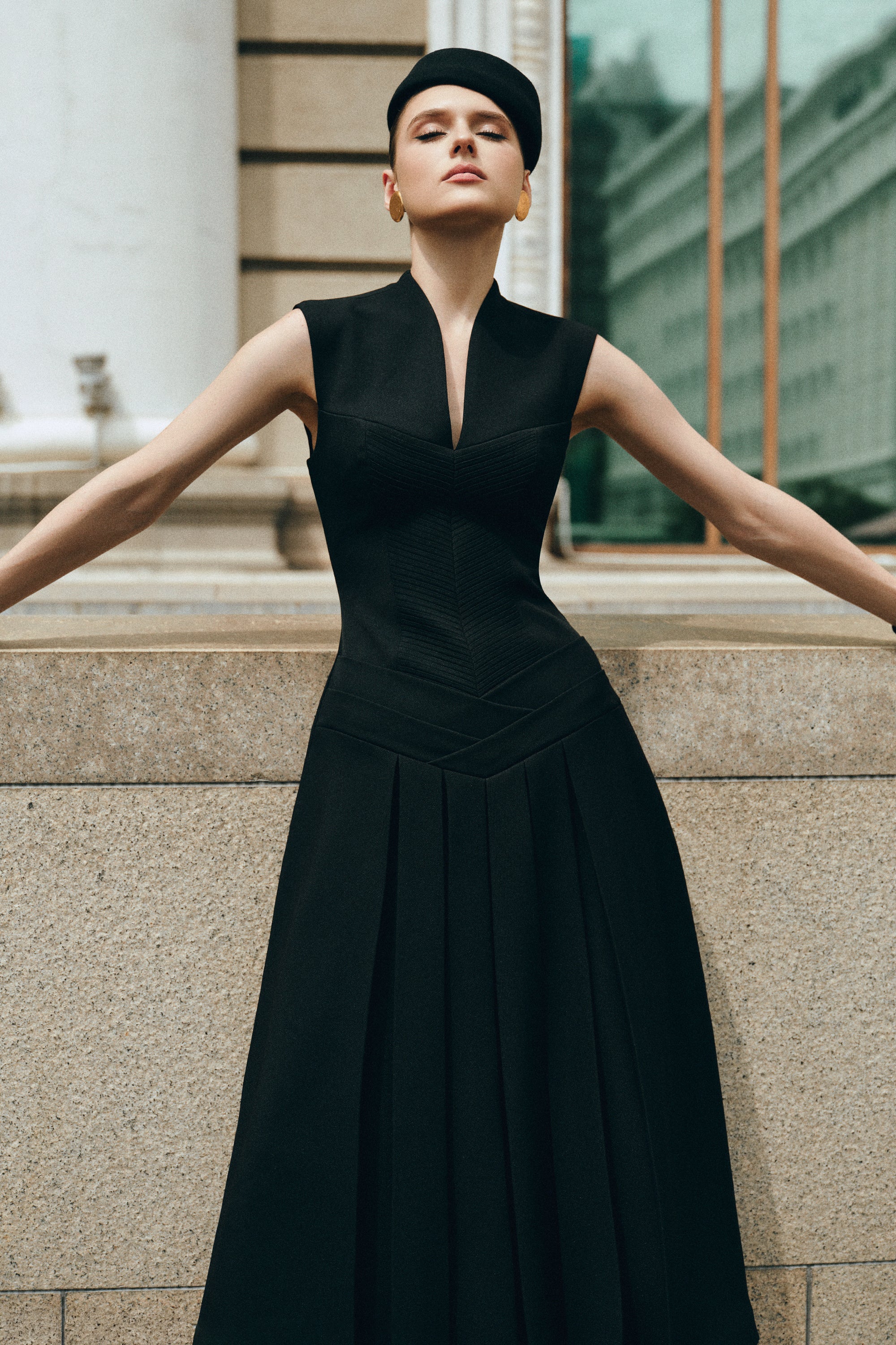 SOLENNE Midi Dress