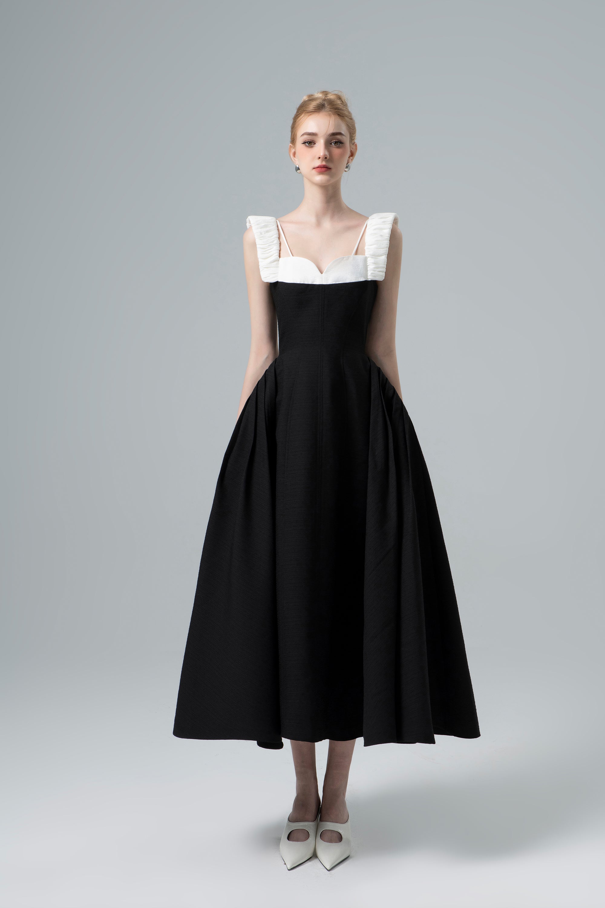 Eloise Two-tone Midi Dress