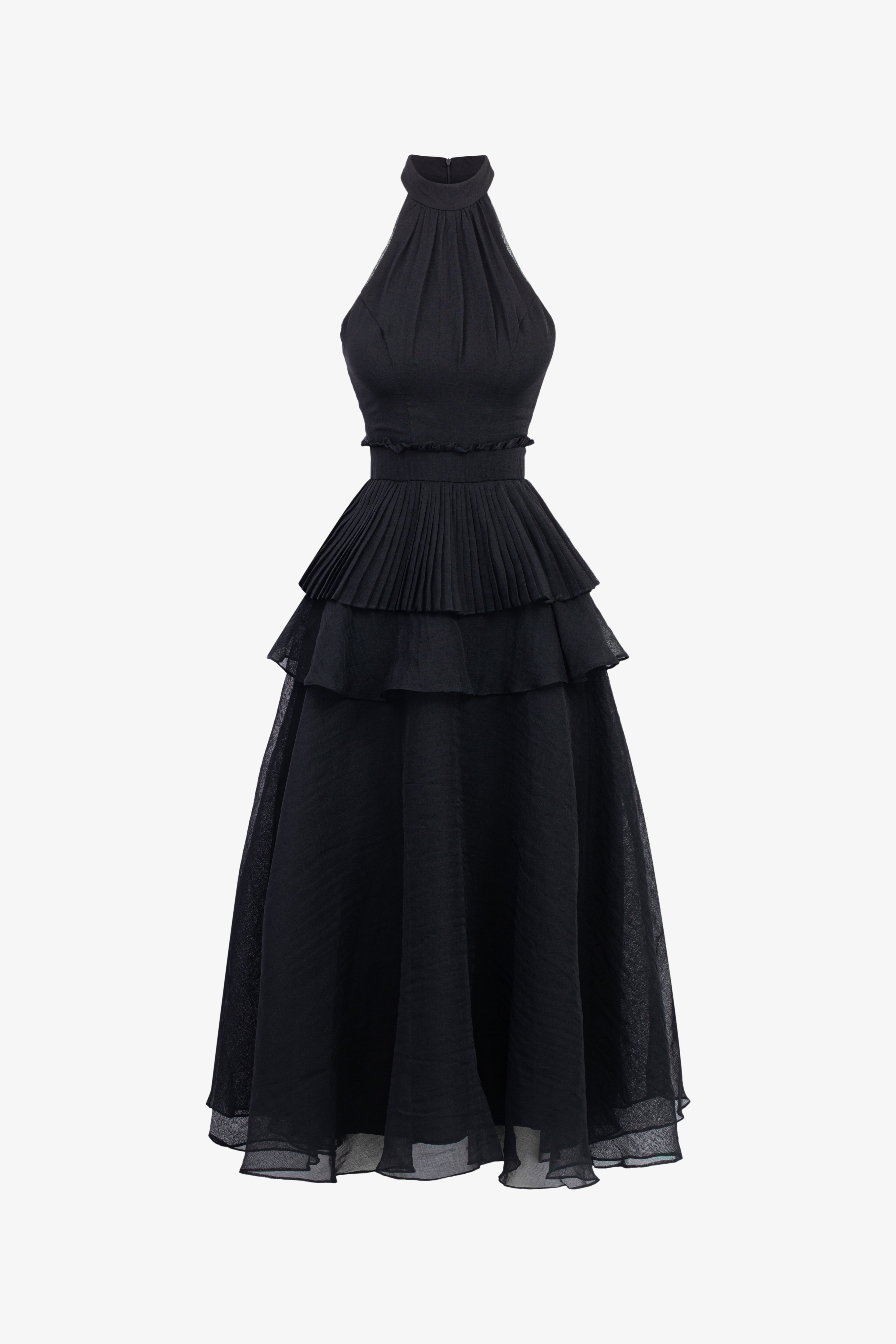 Chiko Ruffle Midi Dress