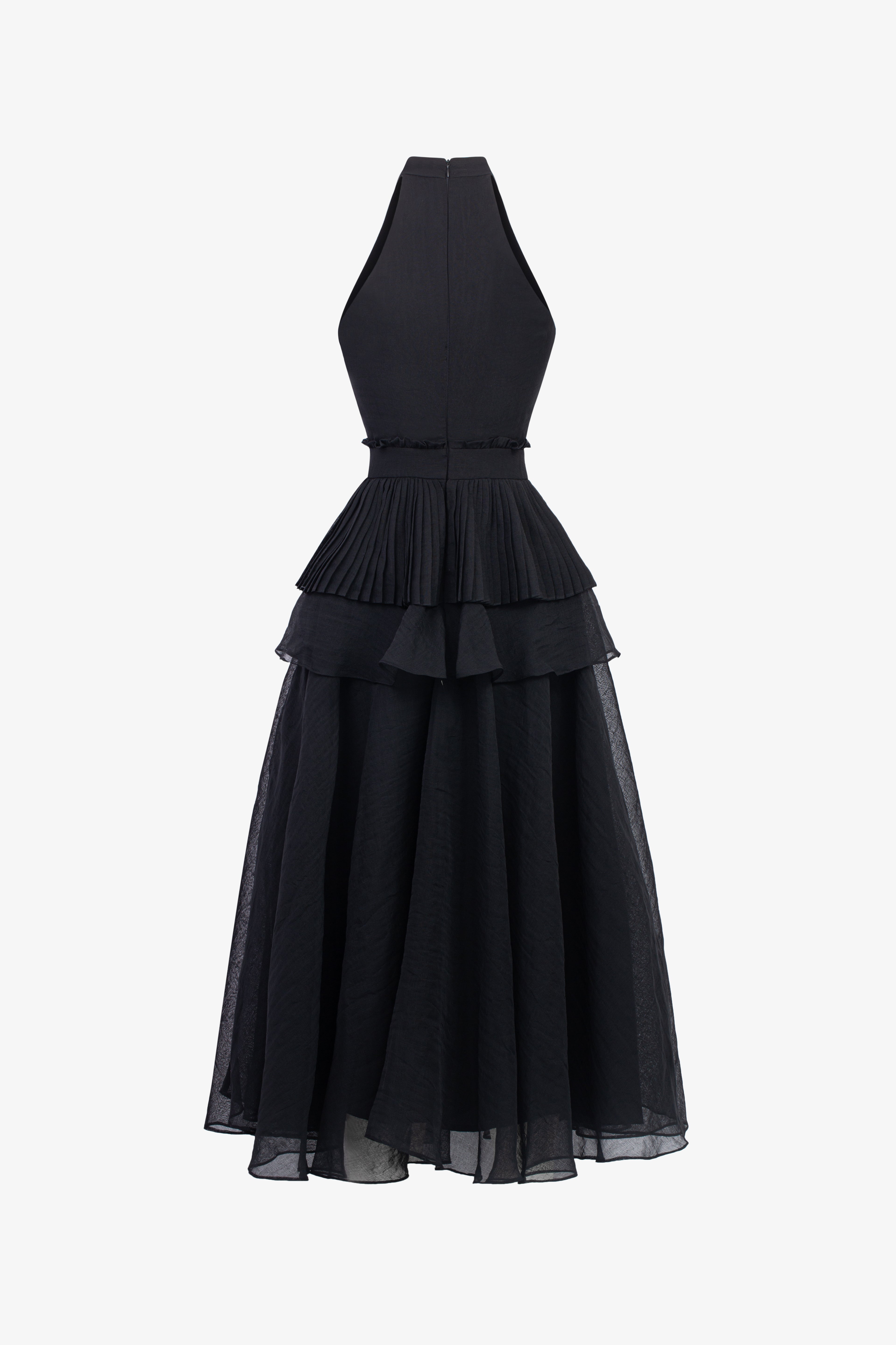 Chiko Ruffle Midi Dress