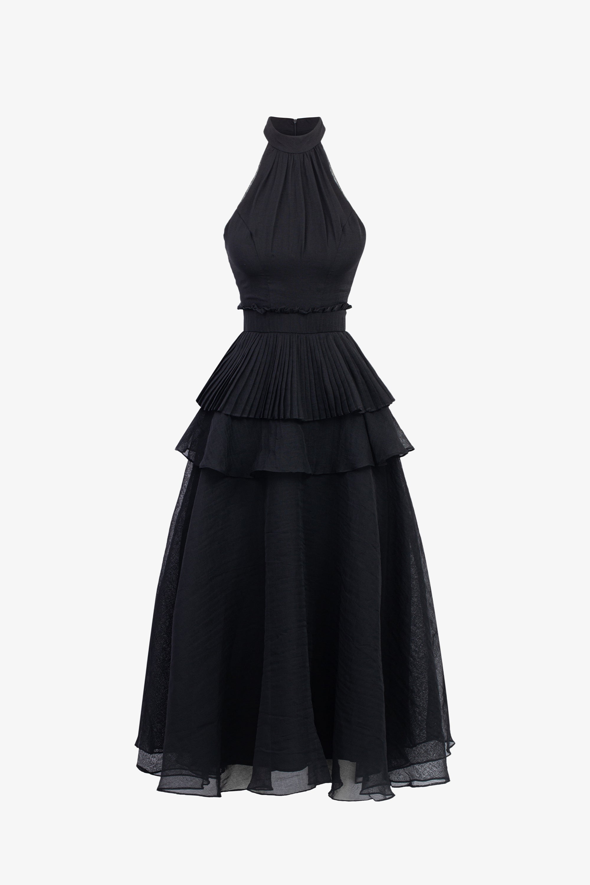 Chiko Ruffle Midi Dress