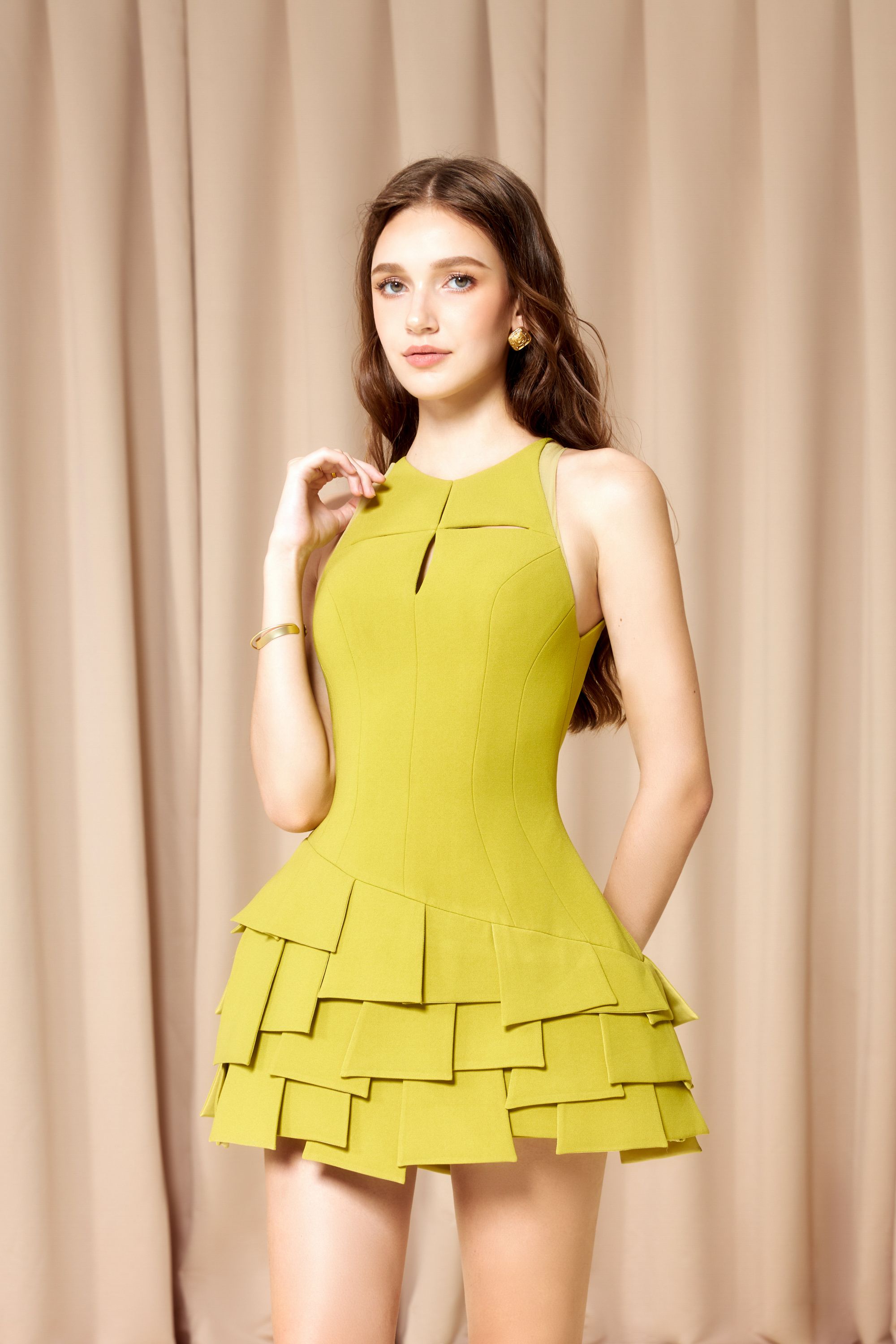 Katie Halterneck Mini Dress