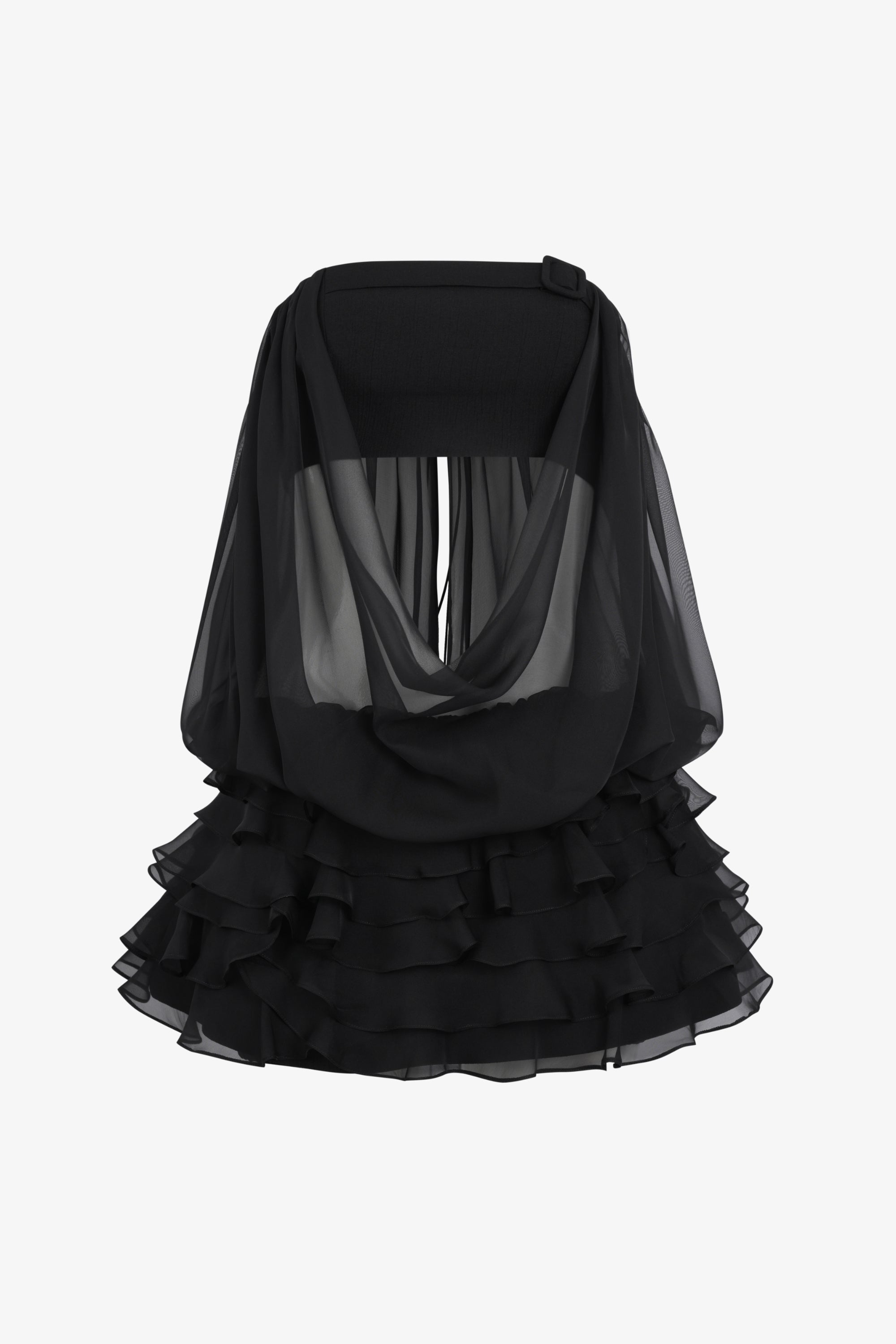 Dahlia Strapless Draped Mini Dress
