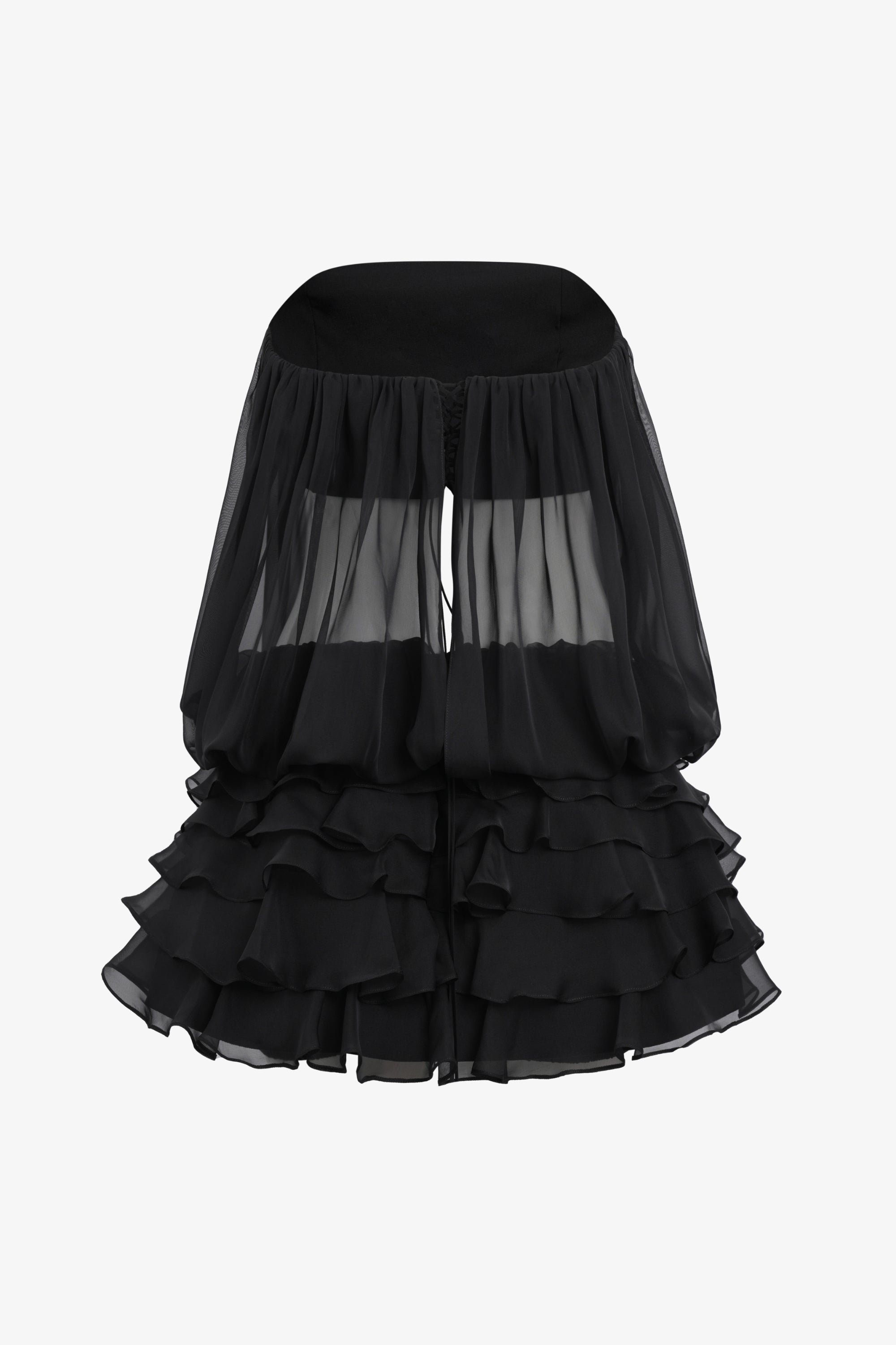 Dahlia Strapless Draped Mini Dress