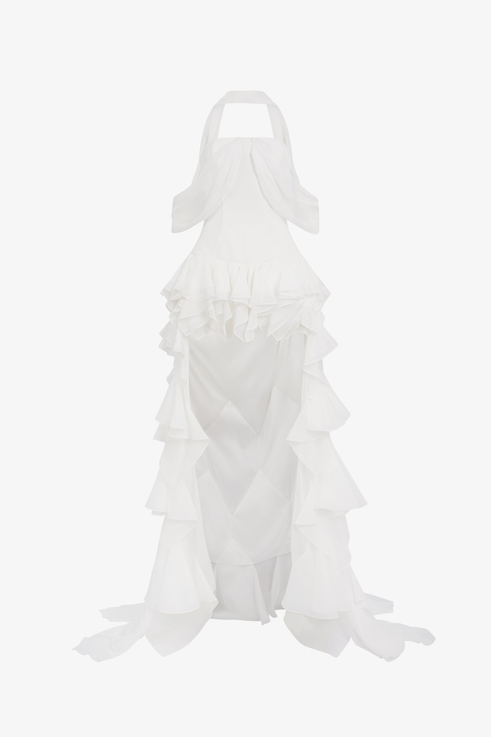 Lucille Ruffled High-Low Dress