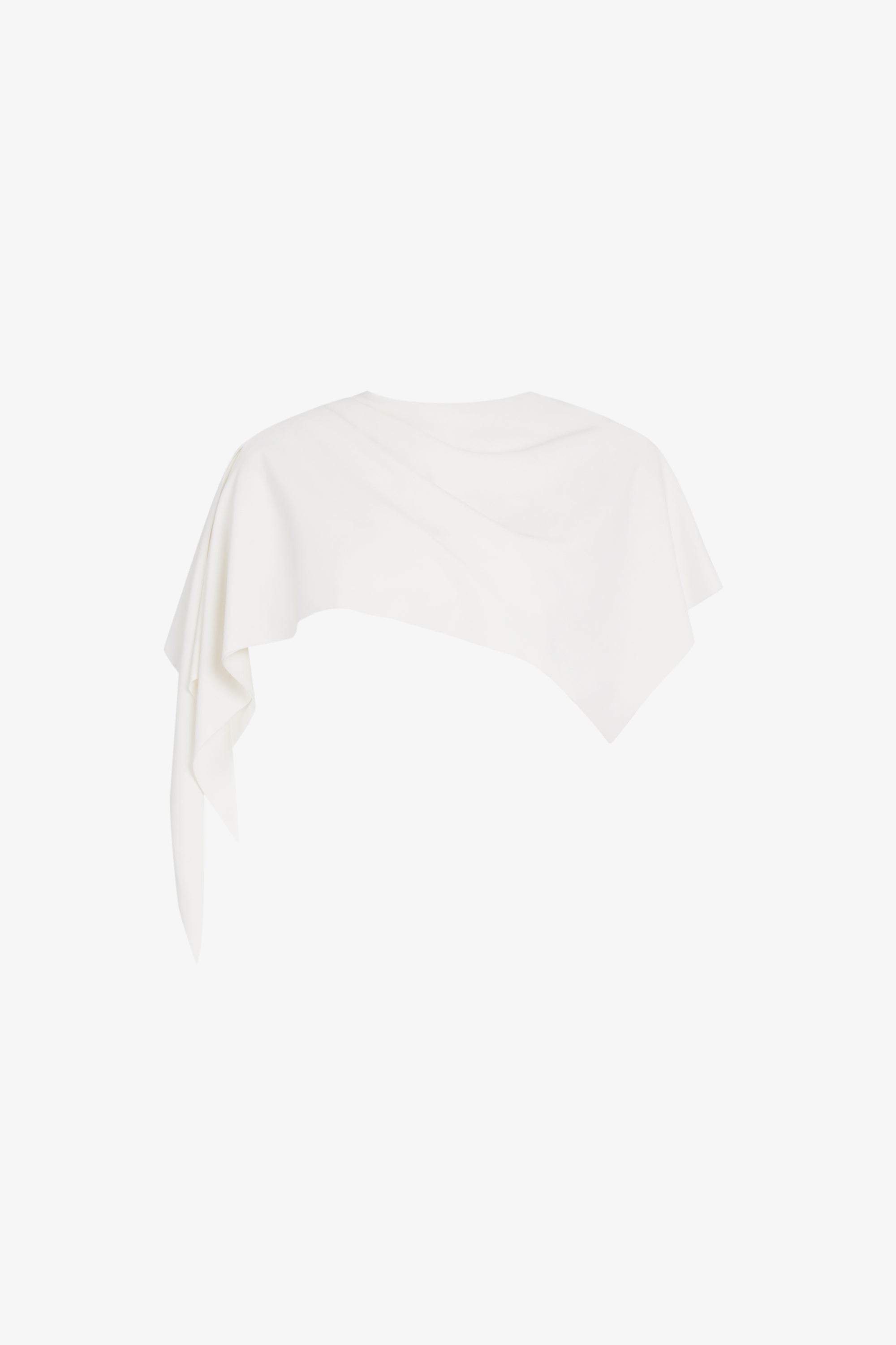 Thea Asymmetric Draped Cape