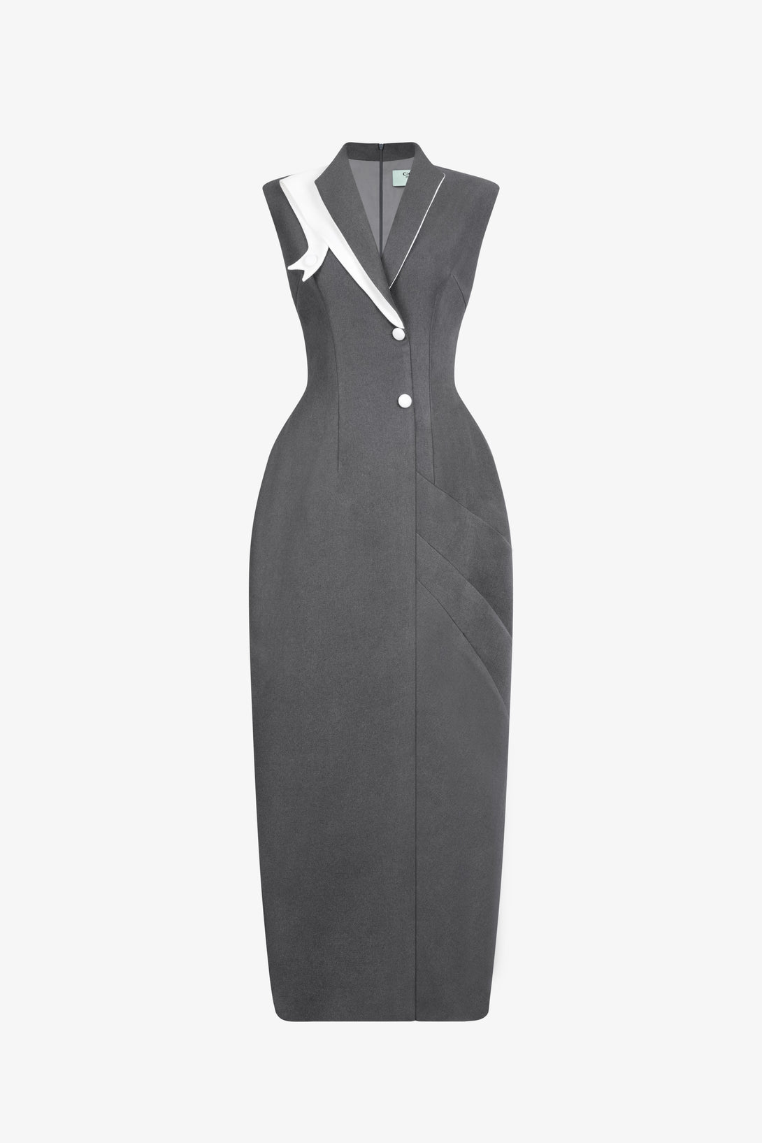 cici midi dress Cici Jasmin floral-print linen halterneck midi dress - light blue