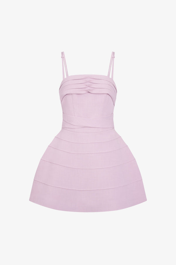 THYRA Mini Dress with Cape