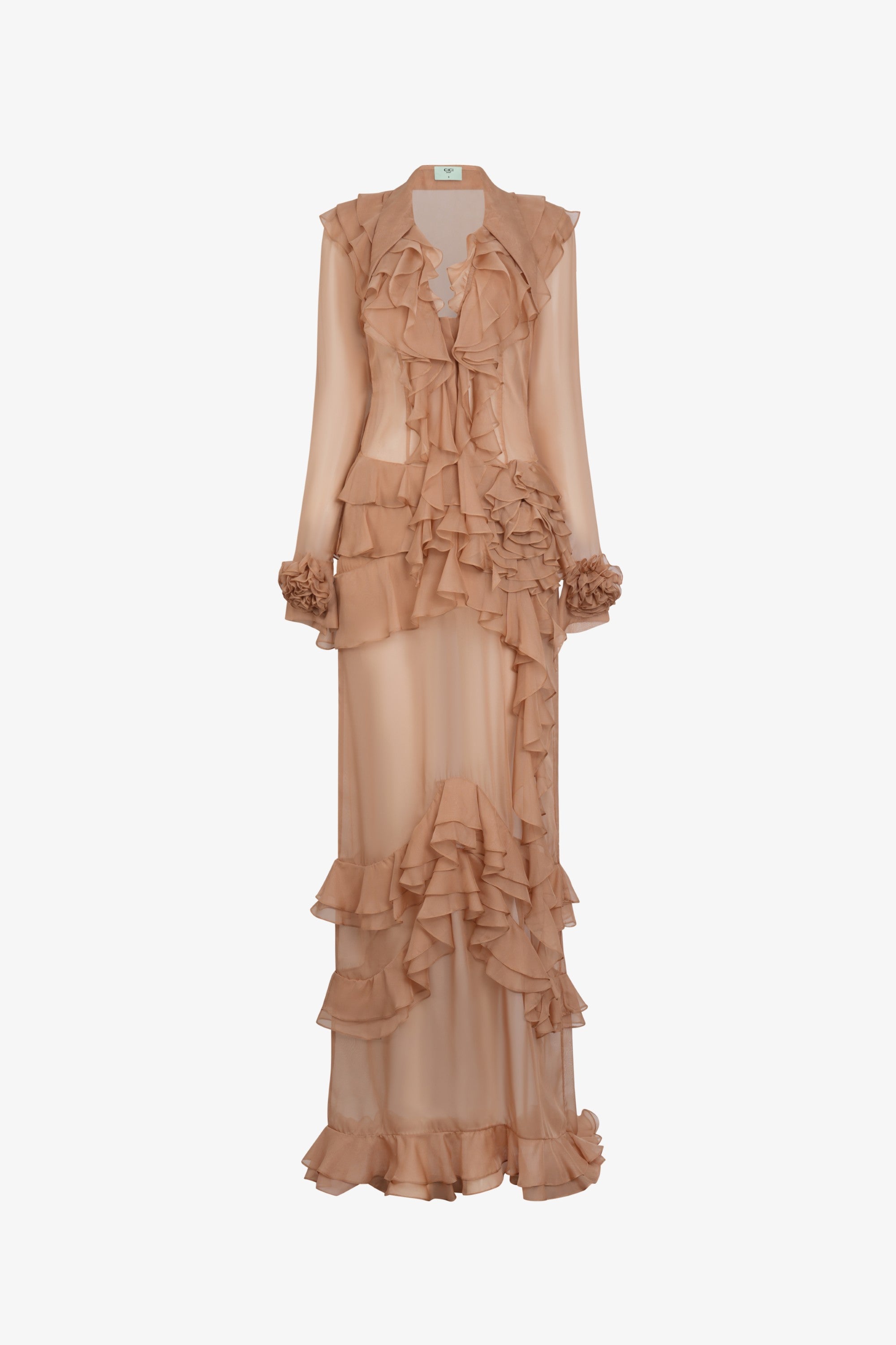 Goldie Ruffle Maxi Dress