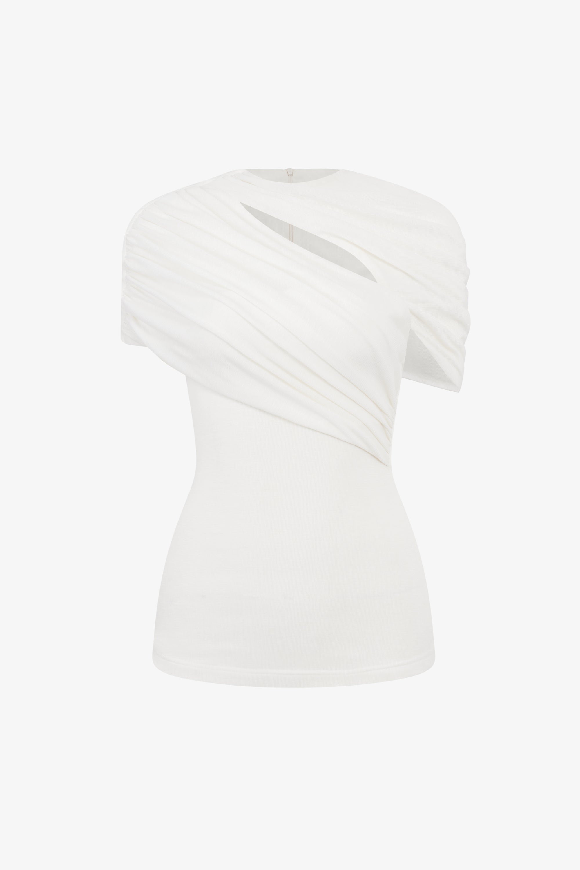 CASSIA Cut-out Drapped Top