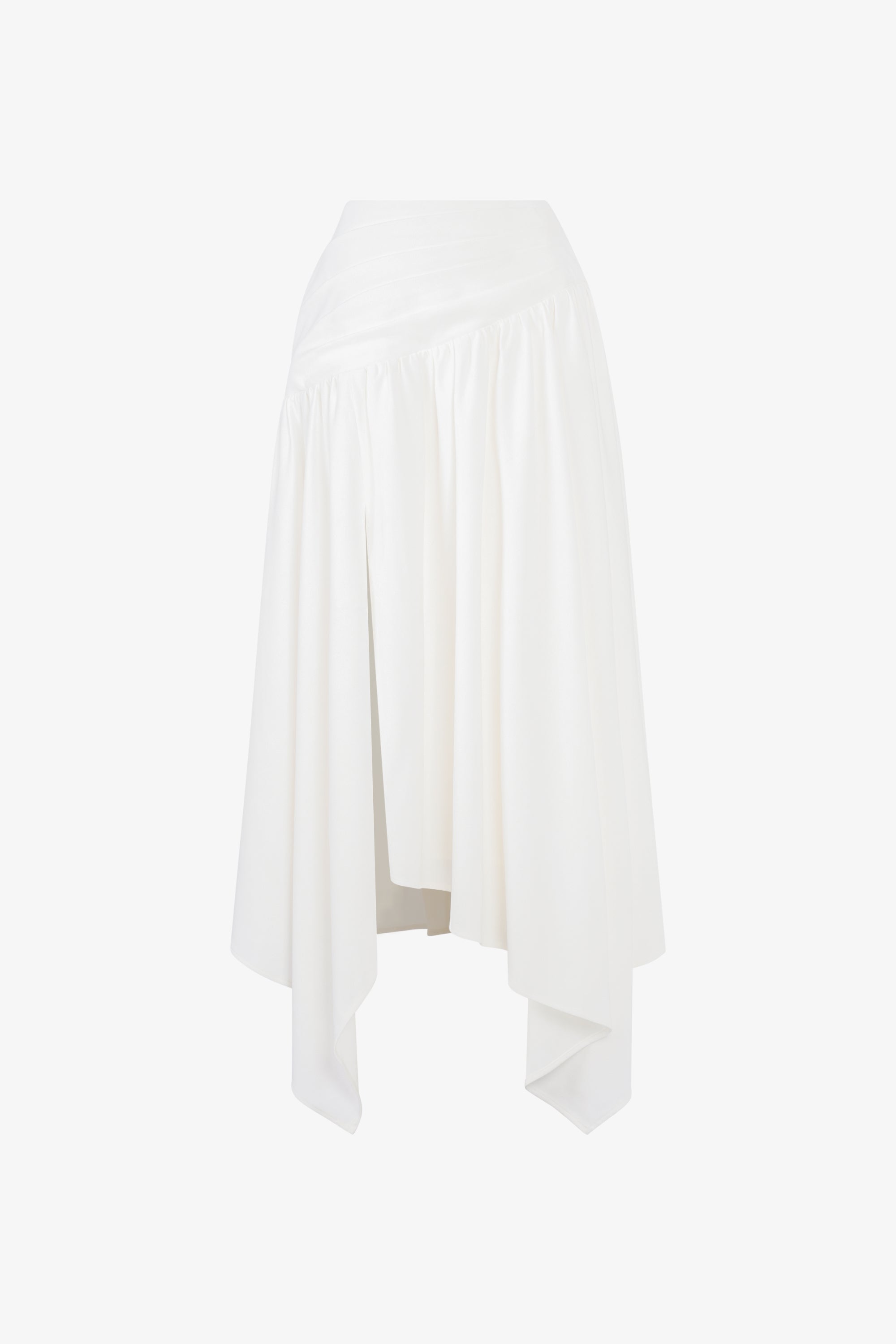 CASSIA Asymmetrical Midi Skirt