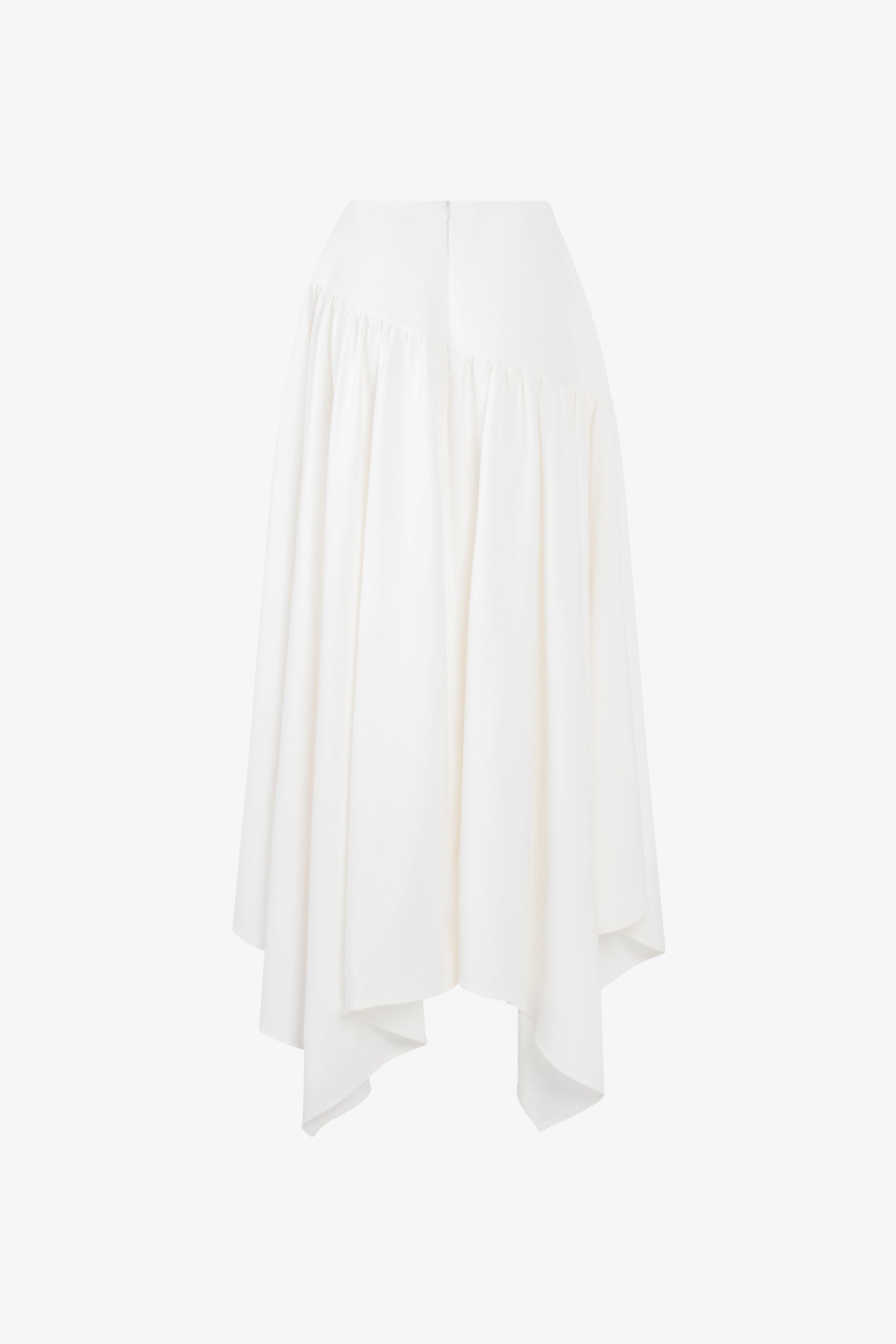 CASSIA Asymmetrical Midi Skirt