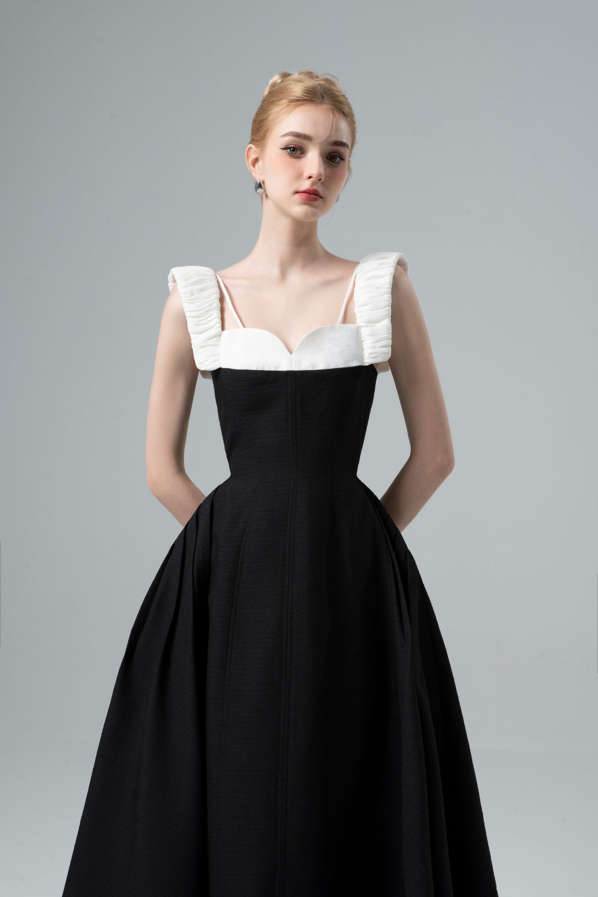 Eloise Two-tone Midi Dress
