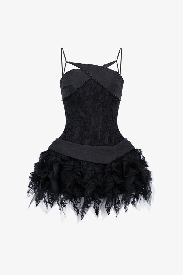 LETHER Mini Dress