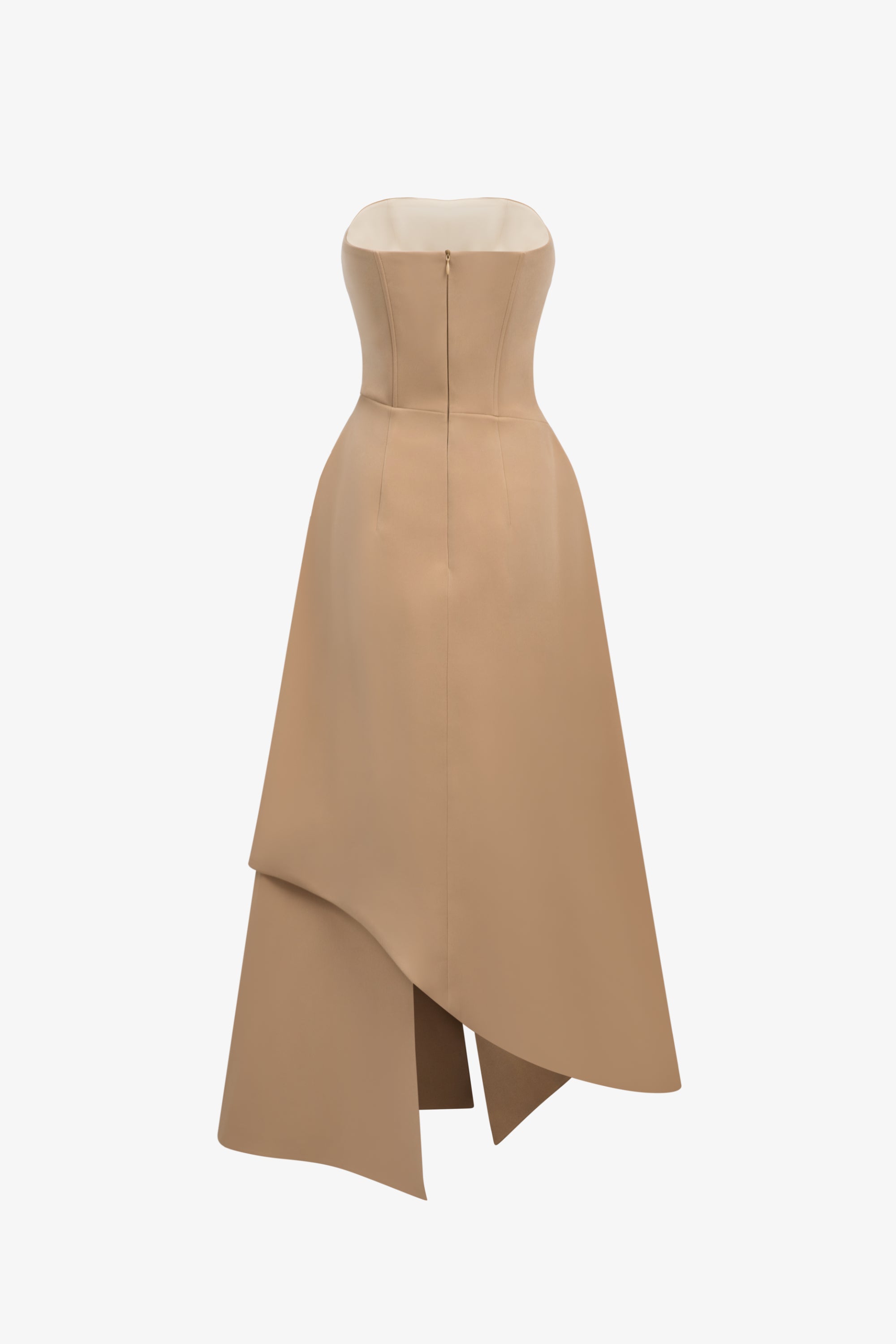 NASIR Off-Shoulder Midi Dress