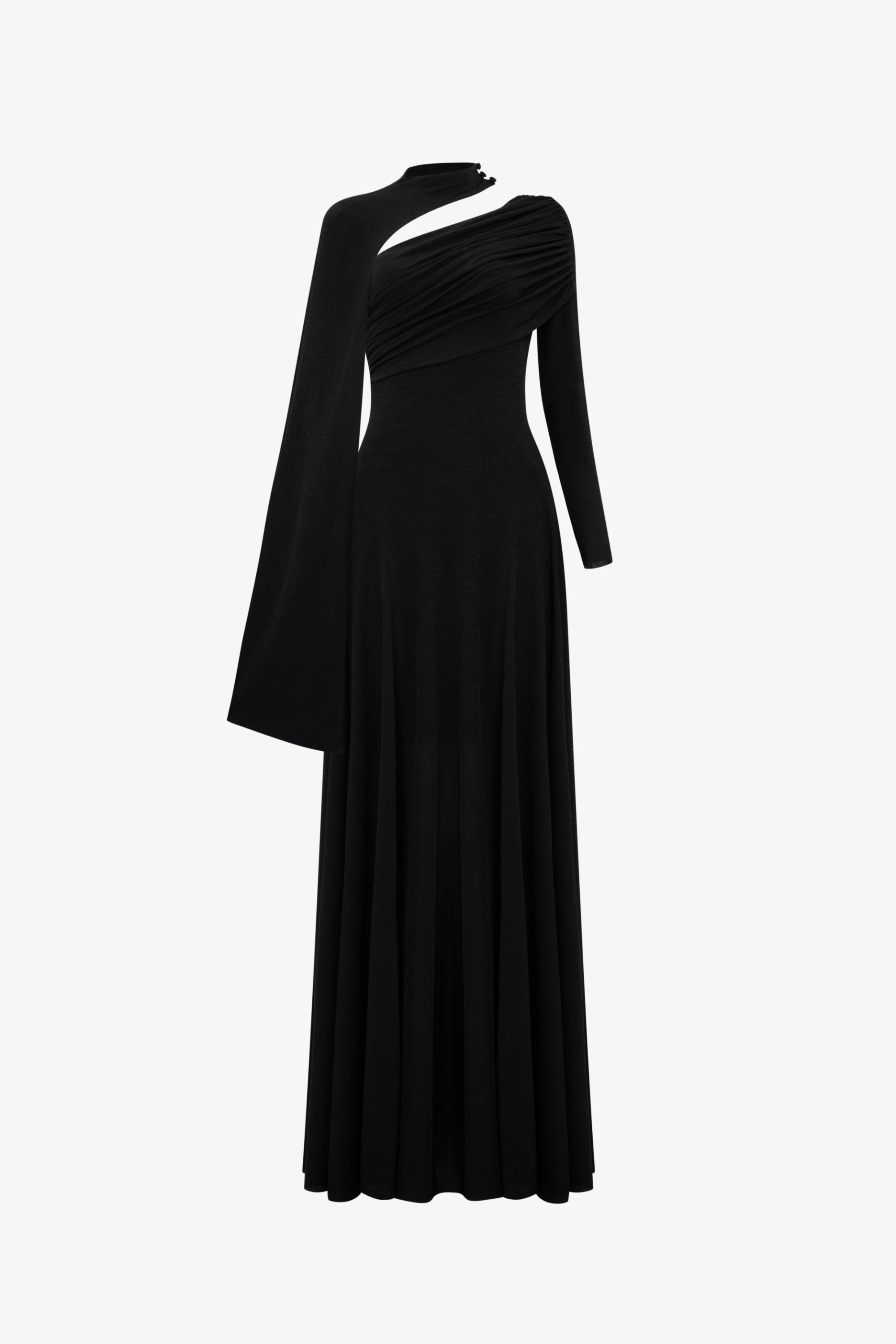 ROSALIE Maxi Dress with Cape