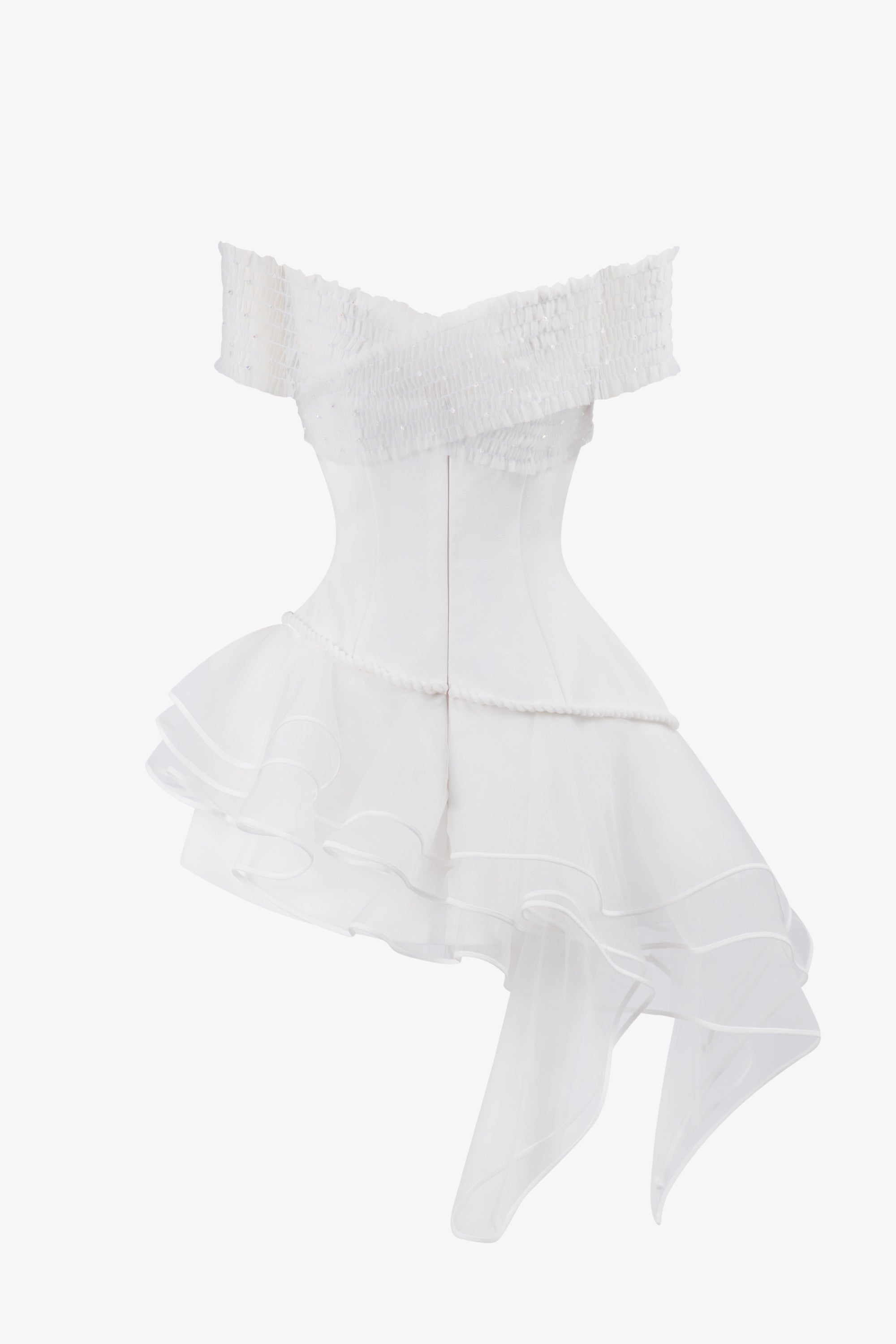 CLAUDIE Pleated Mini Dress