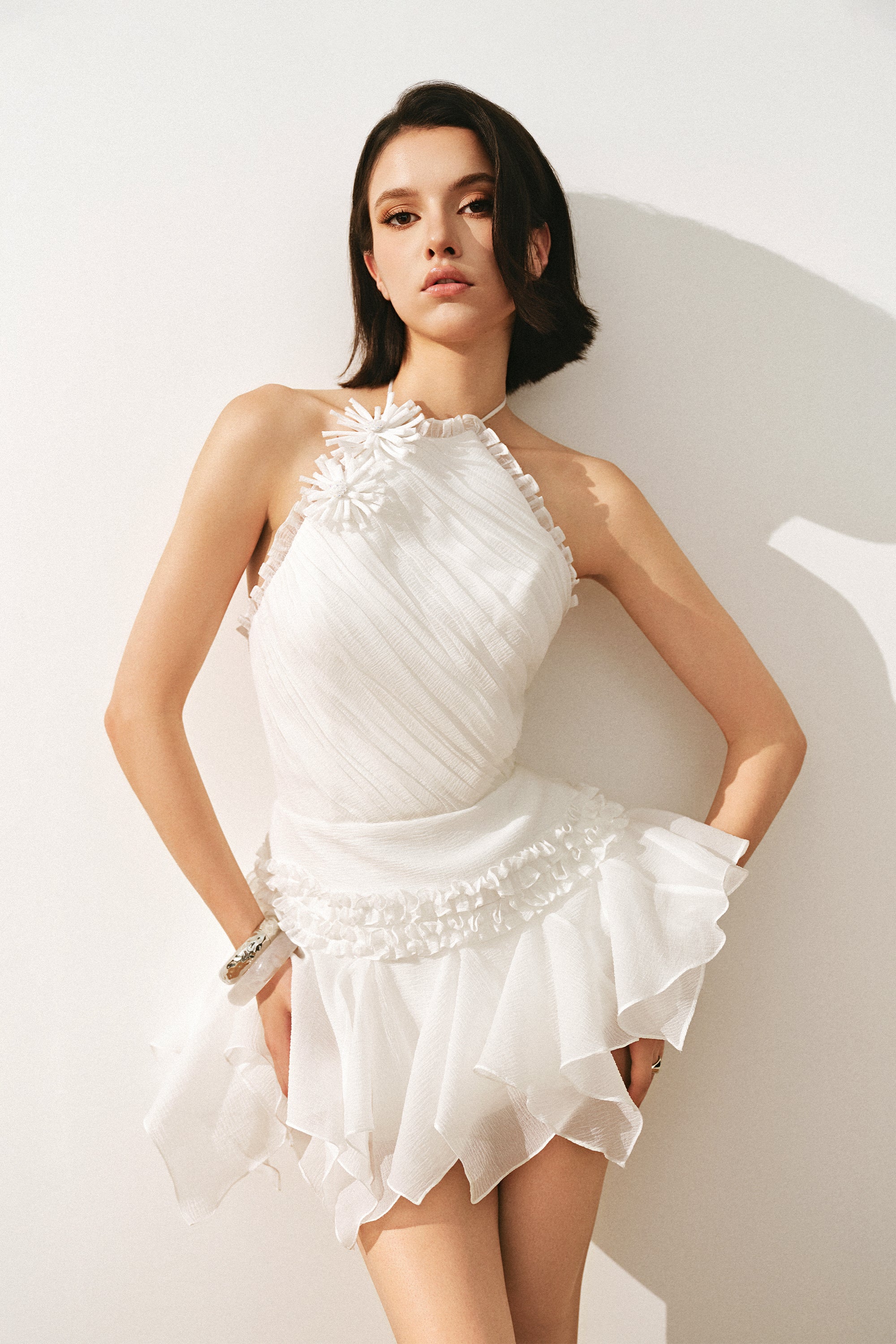 Claire Halter Mini Dress