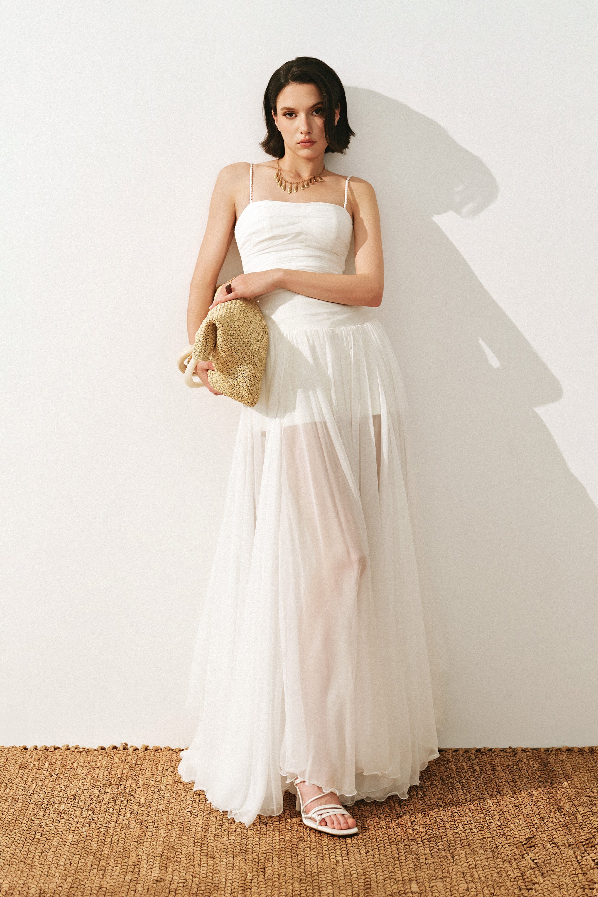 Thea Sheer Maxi Dress