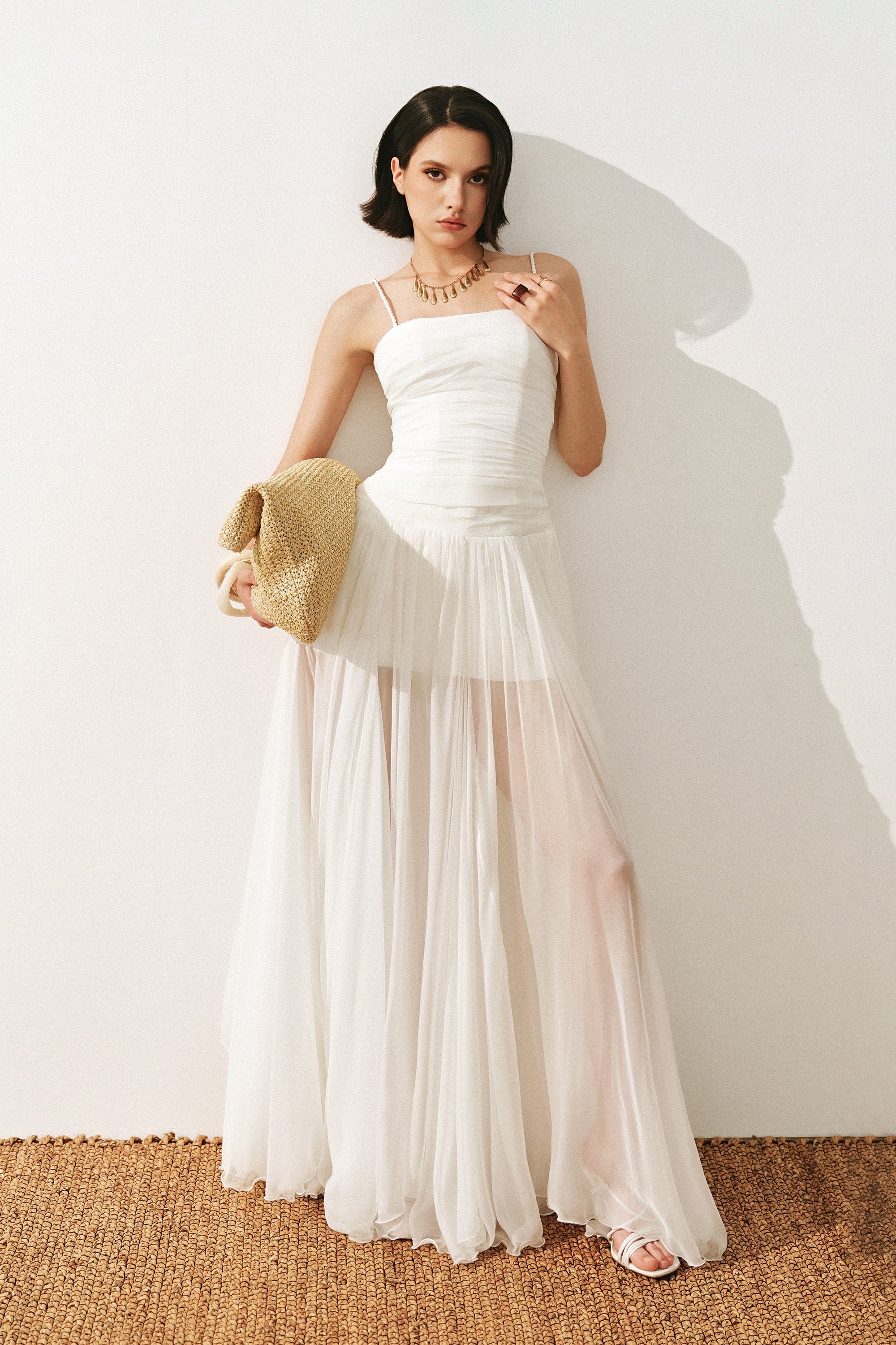 Thea Sheer Maxi Dress
