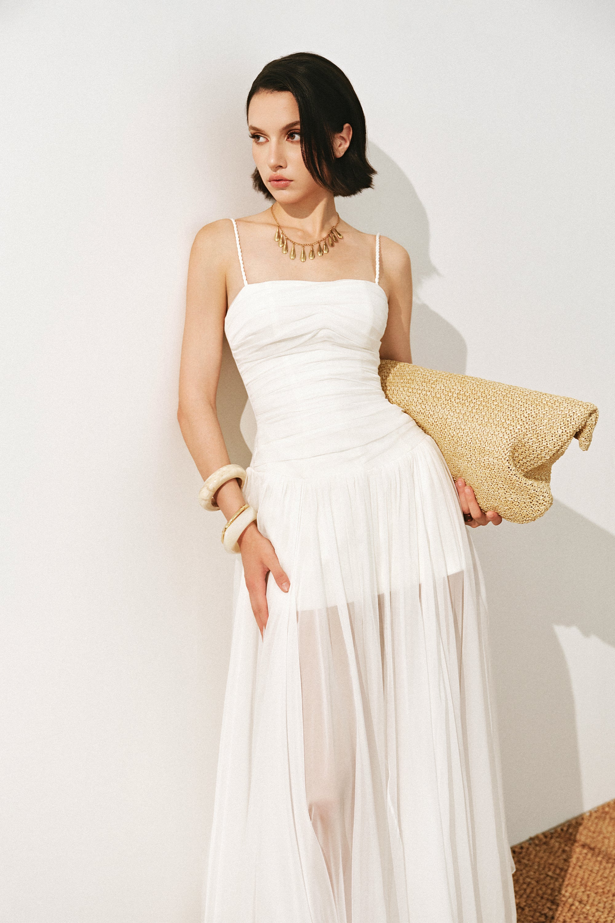 Thea Sheer Maxi Dress