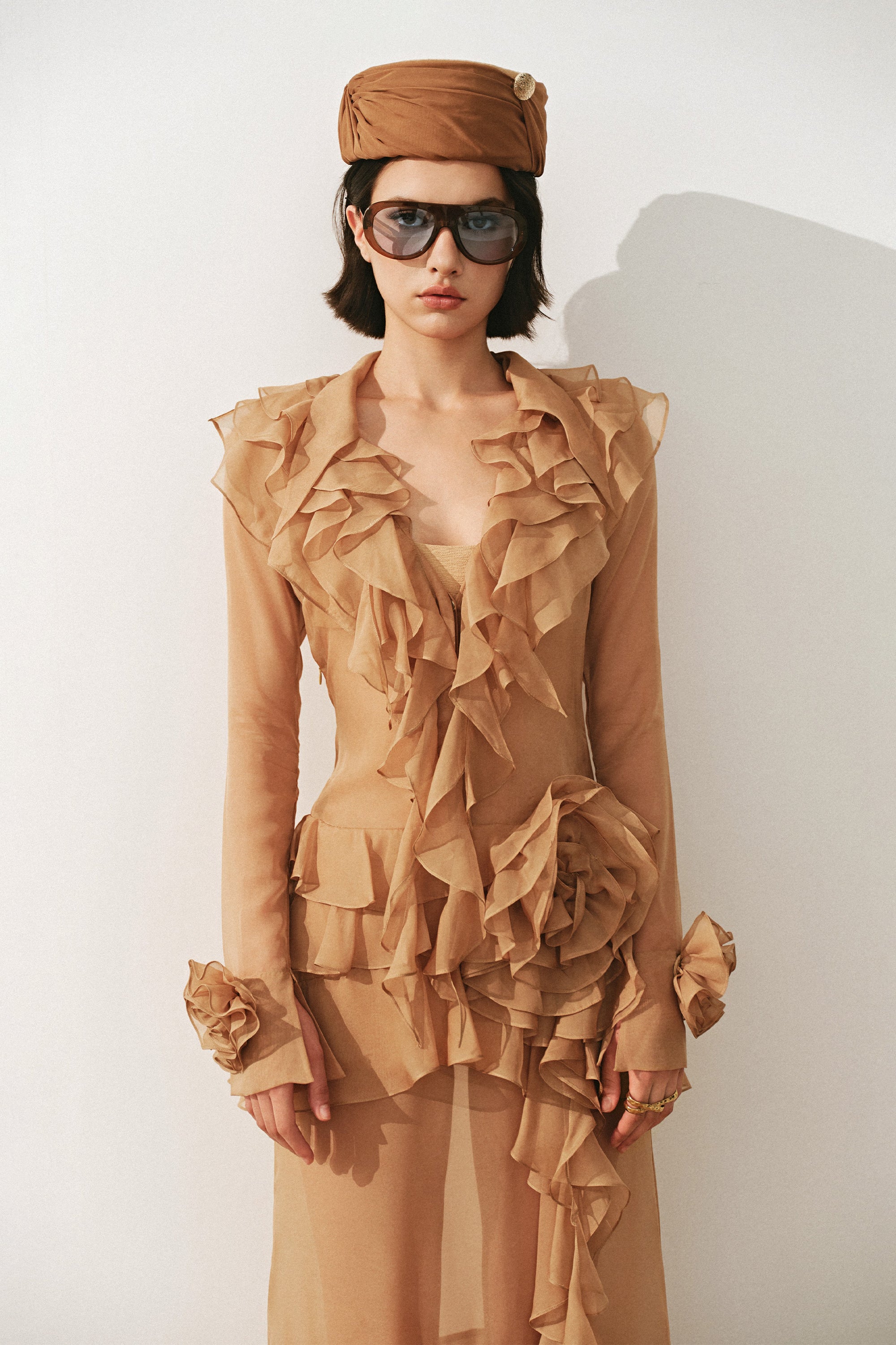 Goldie Ruffle Maxi Dress