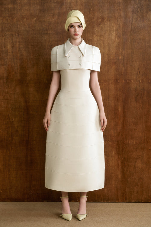 open lace back dress Prosperina Kensington Midi Dress In Easter Soiree main image 0