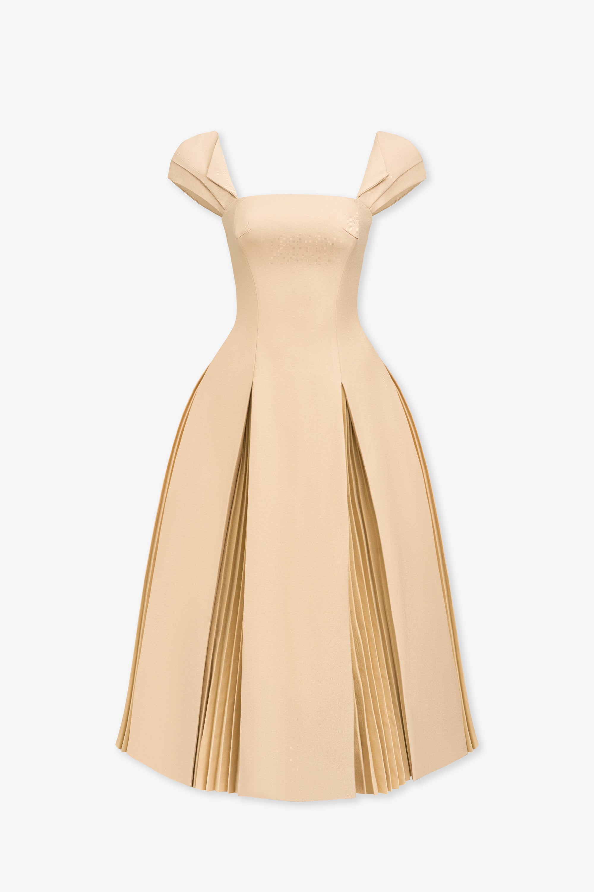 Loretta Pleated Midi Dress