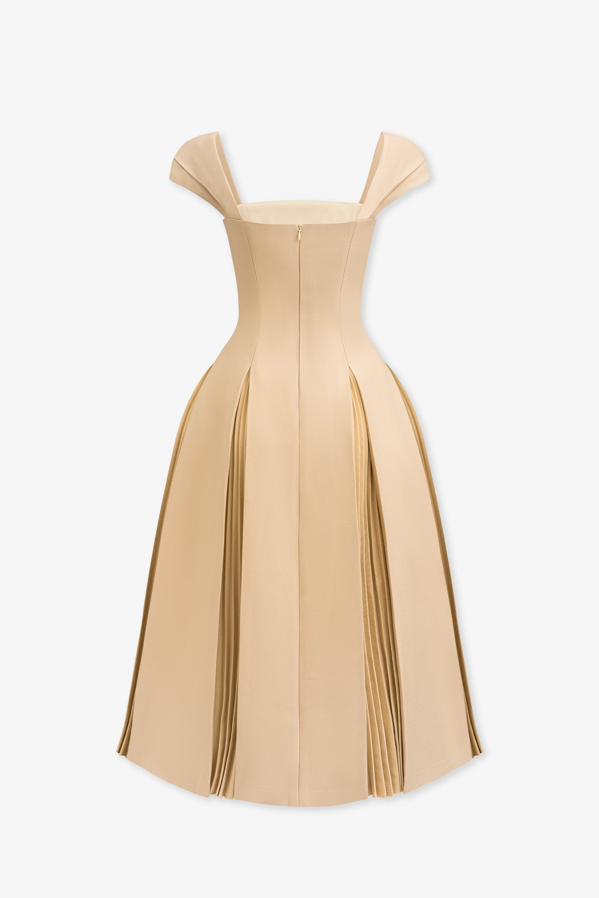 Loretta Pleated Midi Dress