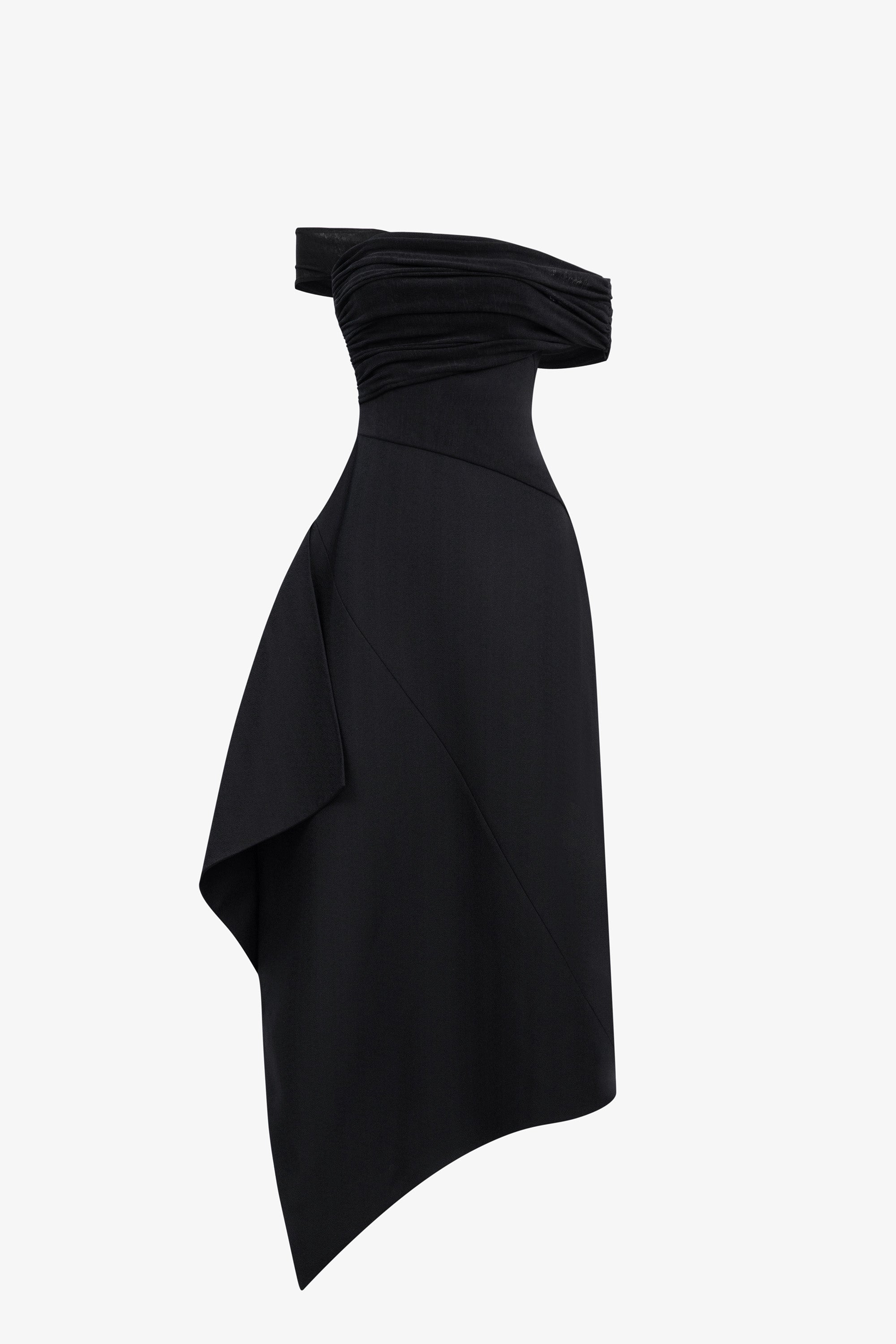 NANCY Off-Shoulder Midi Dress