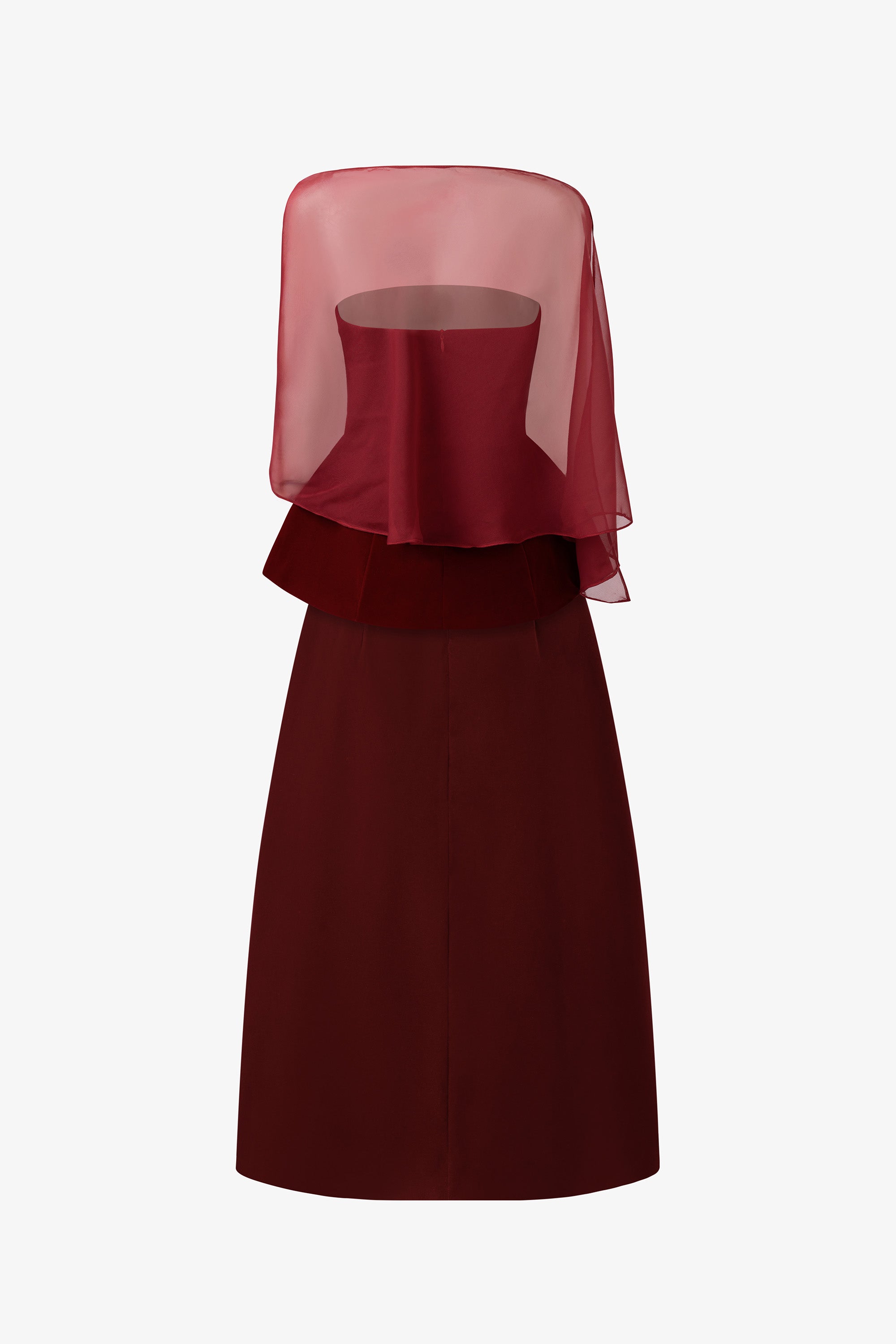 SCARLOTTE Velvet Set with Sheer Overlay