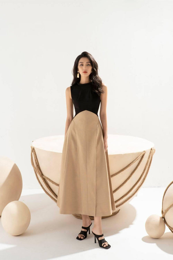 Veronica Sleeveless Midi Dress 
