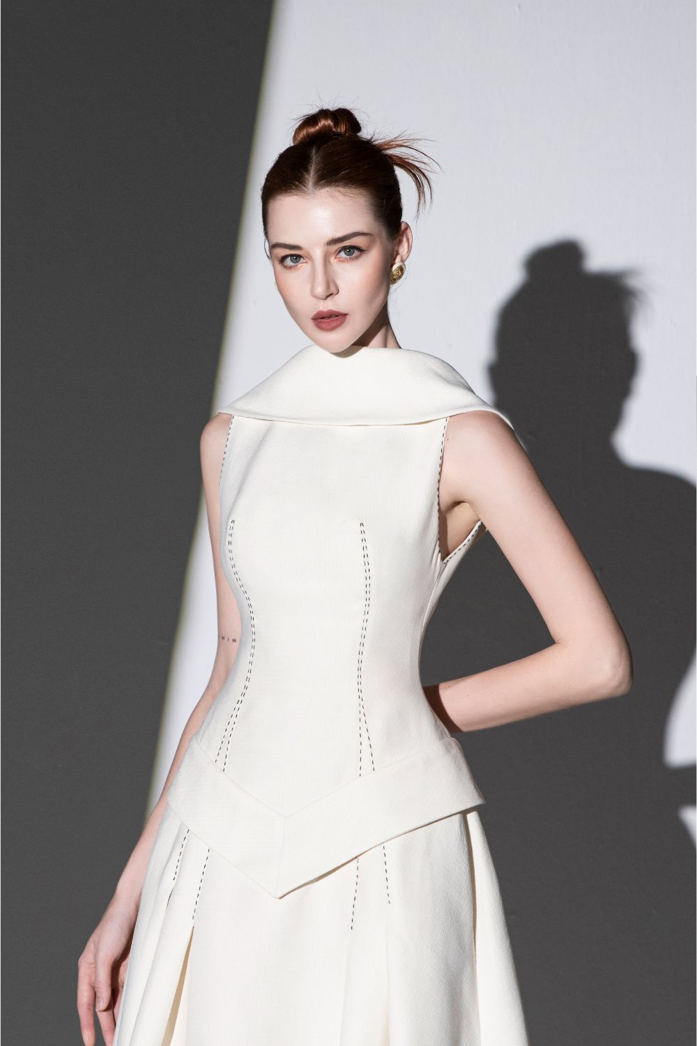 Lavina Craft Sleeveless Midi Dress