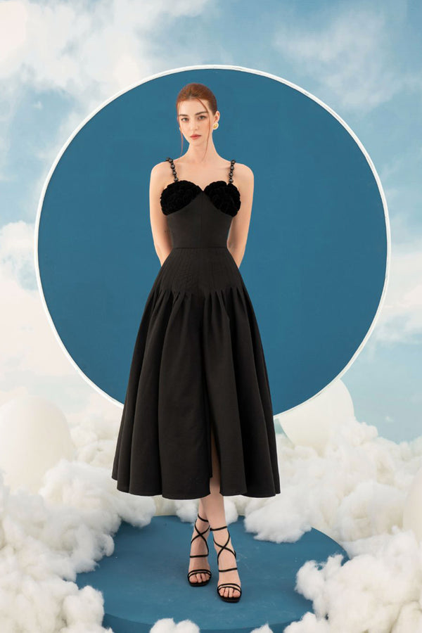 Sommer Heart Neck Dress